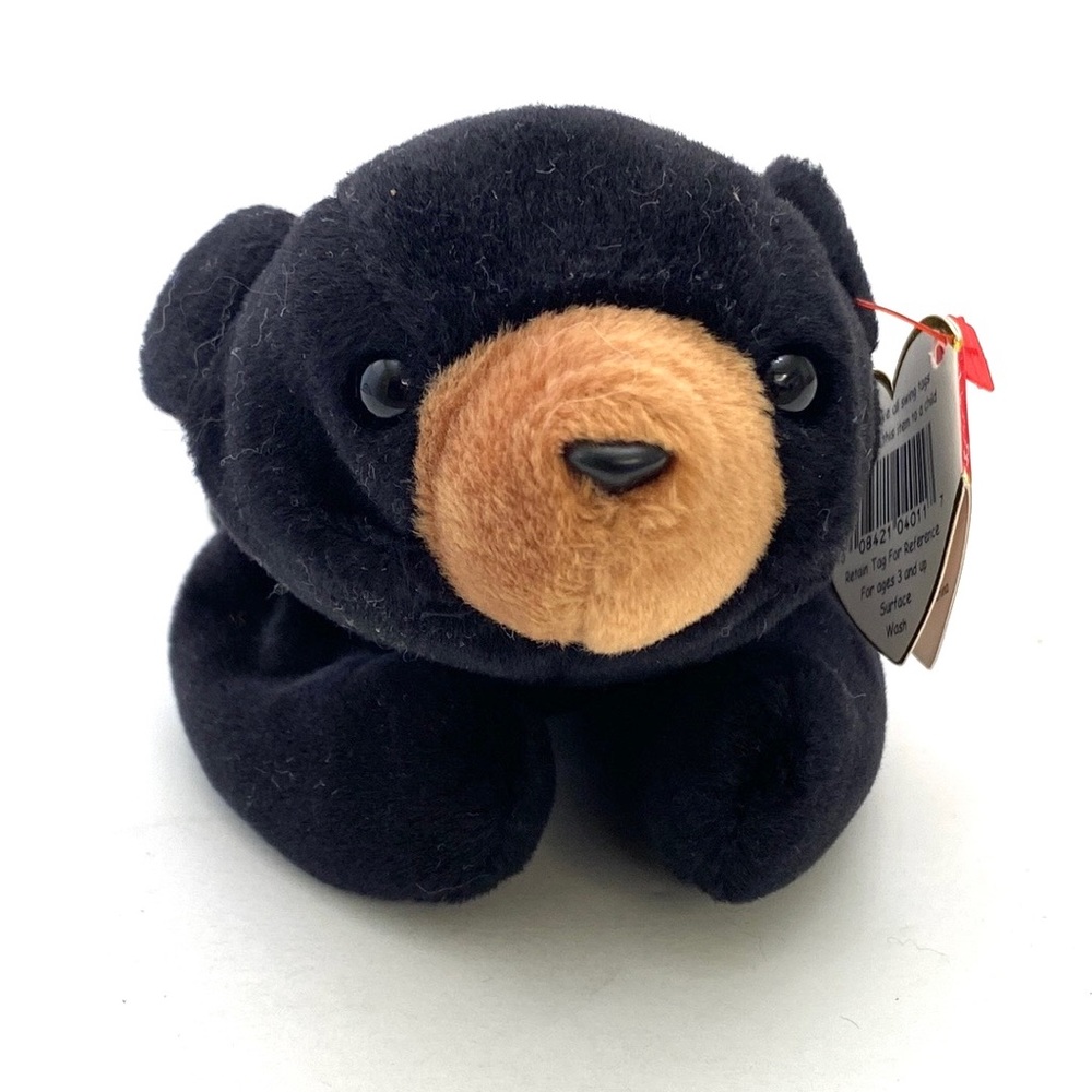 Ty Beanie Baby - 1994 Blackie the Bear - Retired - Picture 2 of 11